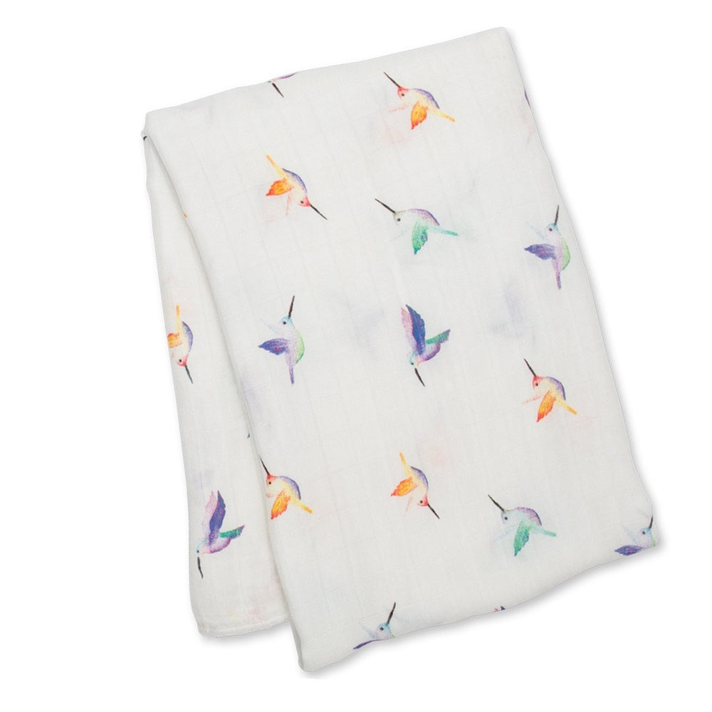 Lulujo - Musselina de Bambu 120x120cm - Colibri