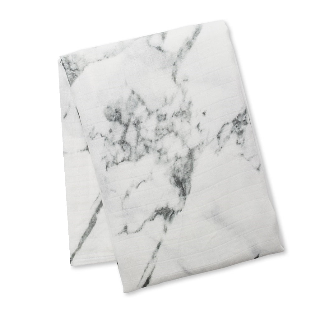 Lulujo - Musselina de Bambu 120x120cm - Mármore