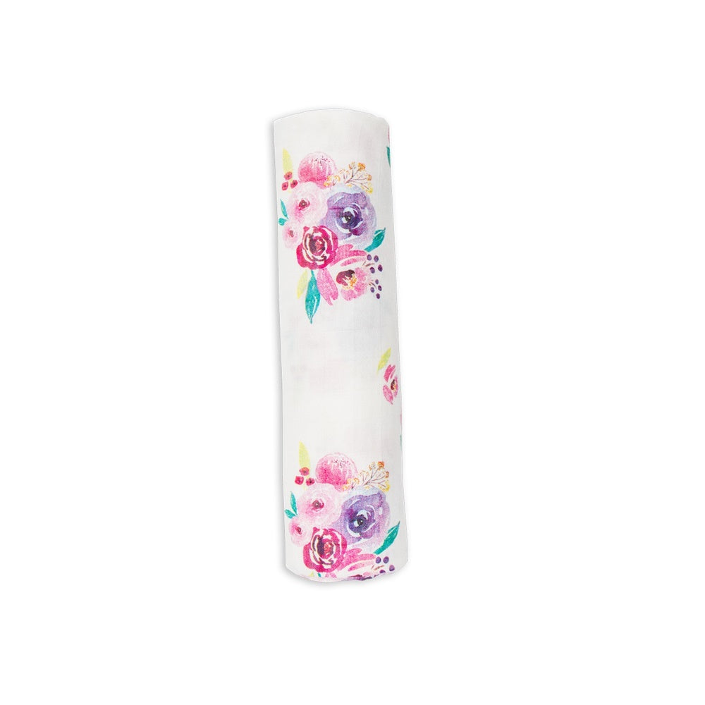 Lulujo - Musselina de Bambu 120x120cm - Peonias