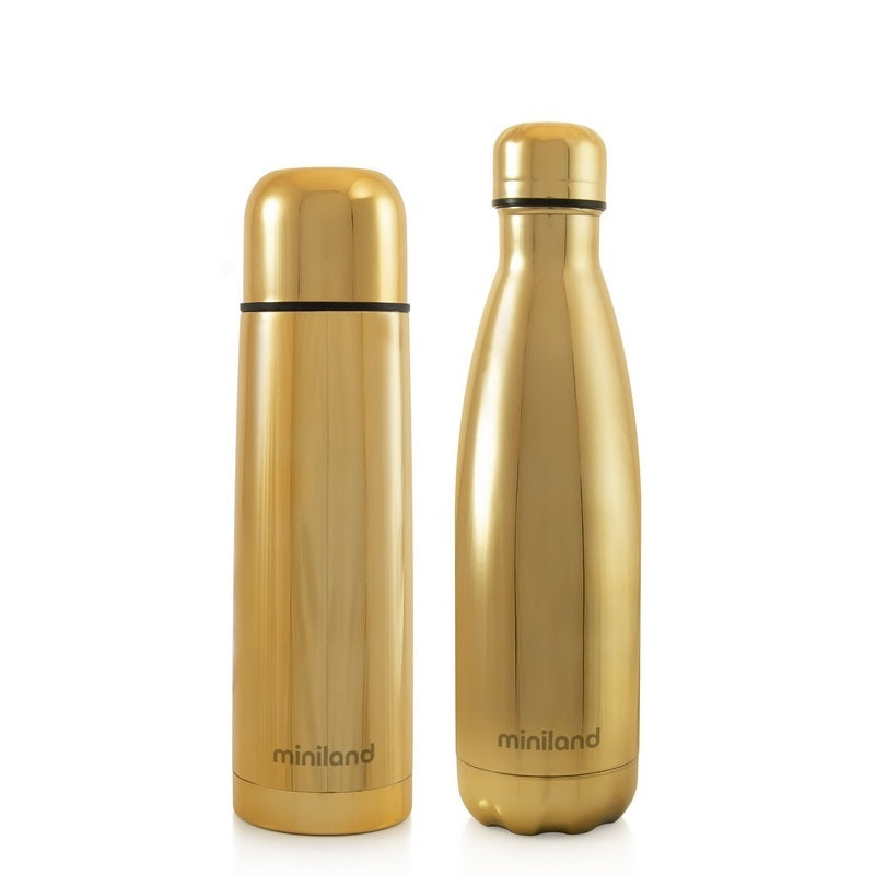 Miniland Termo Líquidos 500ml + Garrafa Térmica Deluxe Gold