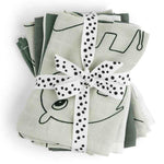 Done by Deer Pack 5 Fraldas - Deer friends Green