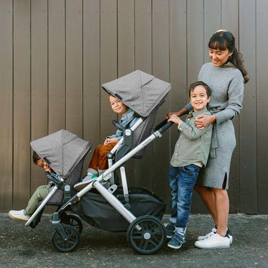 UPPAbaby Carrinho de Passeio Vista V2 Duo - Lucy (Chassis em Alumínio)