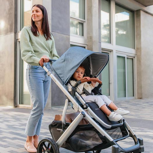 UPPAbaby Carrinho de Passeio Vista V2 Duo - Lucy (Chassis em Alumínio)