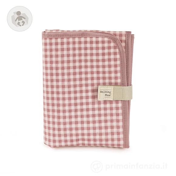 Walking Mum Muda Fraldas I Love Vichy - Rosa