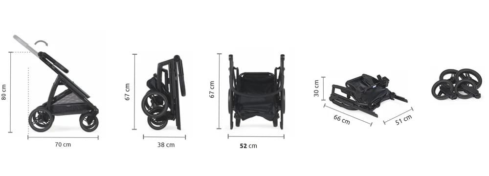 Bebecar Carrinho de Passeio Duo Wei - Fumé Rosa/KO330