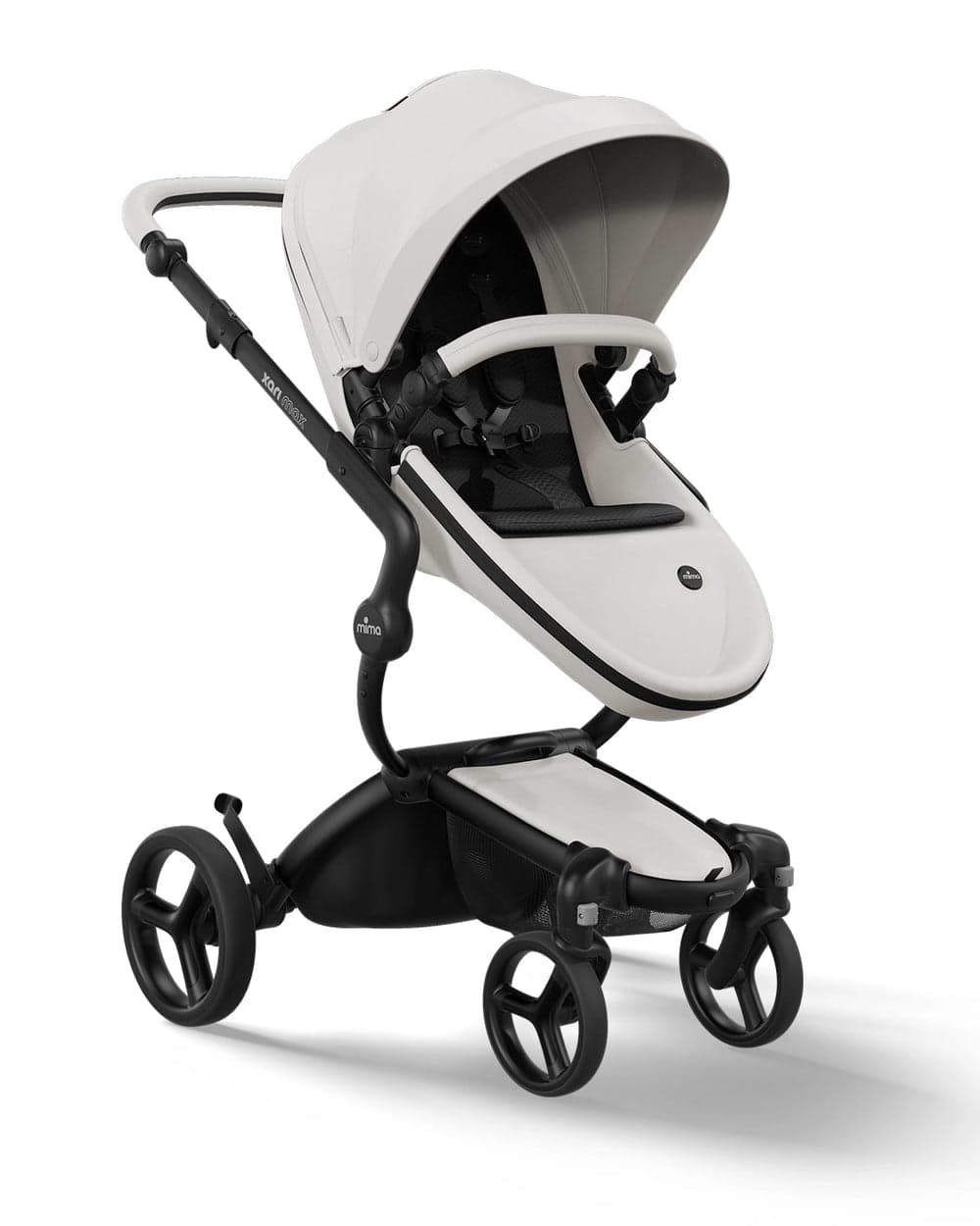 Mima Carrinho de Passeio Xari Max - Black/Snow White/Black