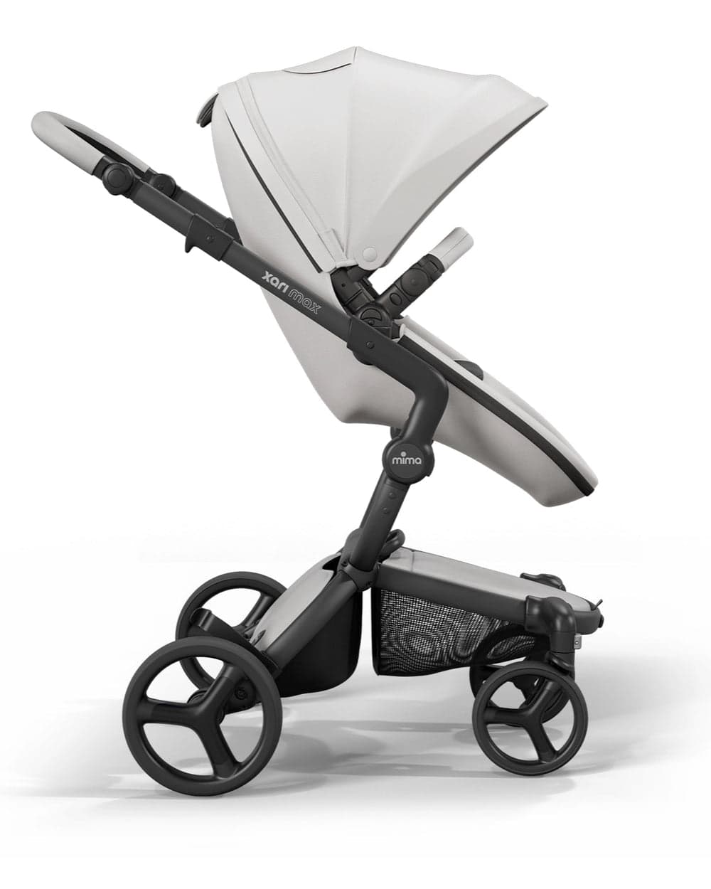 Mima Carrinho de Passeio Xari Max - Black/Snow White/Black