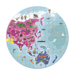 Janod Puzzle Mapa Mundo Redondo