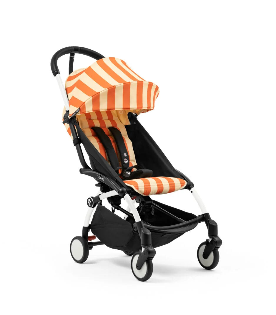 Stokke YOYO 3 Carrinho de Bebé - White + Color Pack Capri
