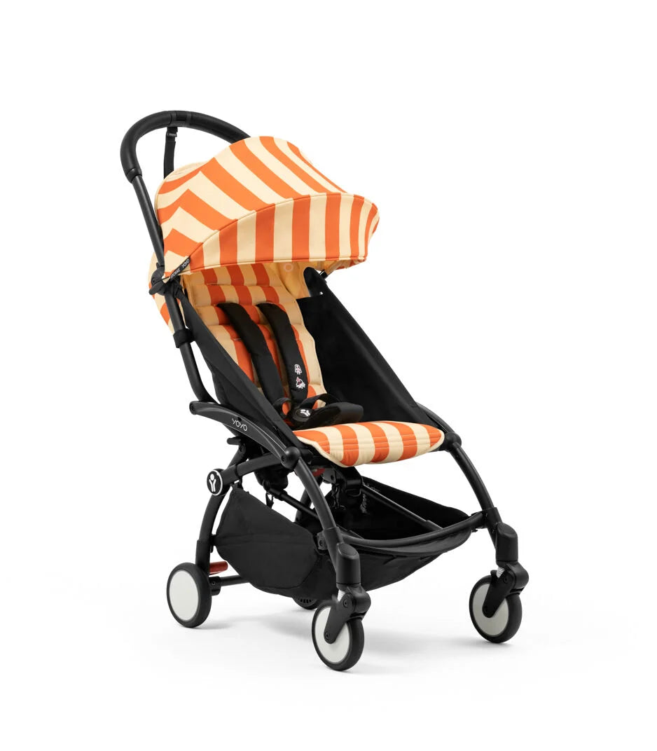 Stokke YOYO 3 Carrinho de Bebé - Black + Color Pack Capri