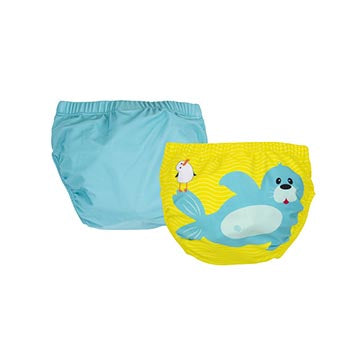 ZooCchini - Conjunto de 2 cuecas de Banho 6-12 meses - Foca
