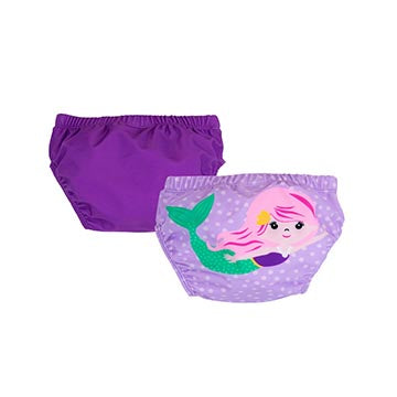 ZooCchini - Conjunto de 2 cuecas de Banho 6-12 meses - Sereia