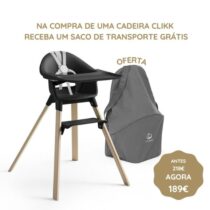 Stokke Clikk Cadeira de Refeição - Black Natural