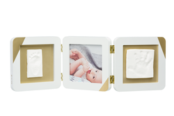 Baby Art My Baby Touch Double Gold Dipped – White