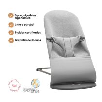 BabyBjorn Espreguiçadeira Bliss 3D Jersey - Light Gris