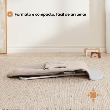 BabyBjorn Espreguiçadeira Bliss 3D Jersey formato compacto