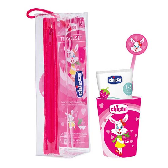 Chicco Conjunto higiene oral 3-6 anos – Rapariga