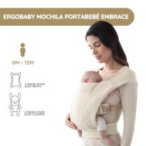 Ergobaby Mochila Portabebé Embrace - Creme