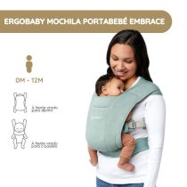 Ergobaby Mochila Portabebé Embrace - Jade