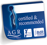 Certificado e recomendado pela organização alemã AGR