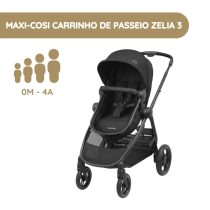Maxi-Cosi Carrinho de Passeio Zelia 3 - Essential Black
