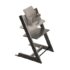 Stokke Tripp Trapp Cadeira Evolutiva (Faia) - Gris Bruma com babyset e almofada