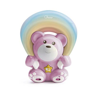 Chicco First Dreams Projetor Ursinho Rainbow – Rosa