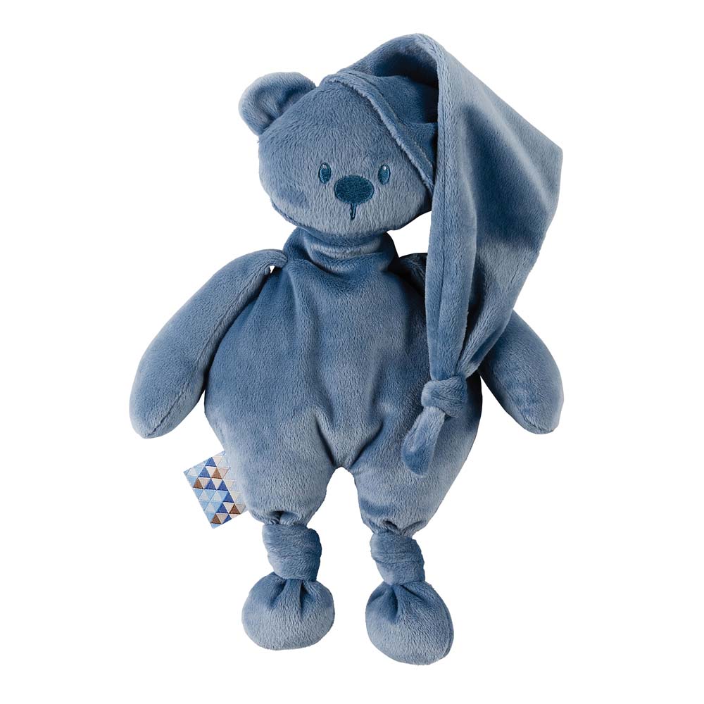 Nattou Lapidou Urso 100% Reciclado – Azul Escuro