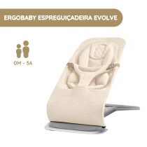 Ergobaby Espreguiçadeira Evolve - cream