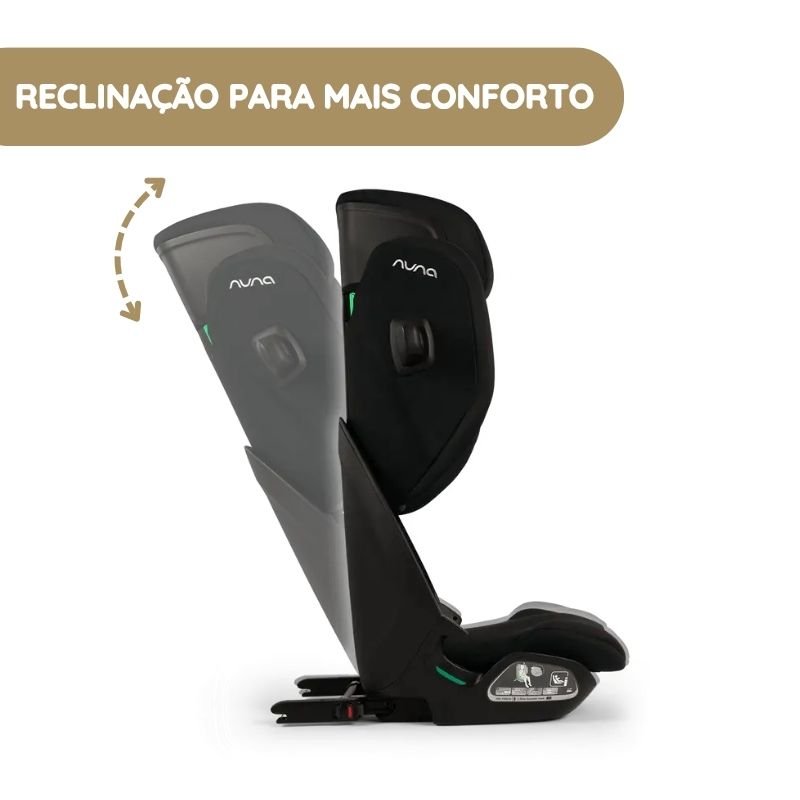Nuna Cadeira Auto Aace Lx reclinação para mais conforto