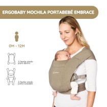 Ergobaby Mochila Portabebé Embrace - Soft Olive
