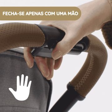 UPPAbaby Carrinho de Passeio Minu V2 fecha-se apenas com uma mão