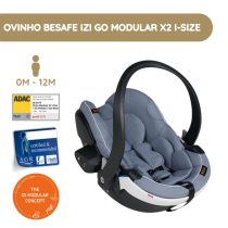 Ovinho para Bebé BeSafe iZi Go Modular X2 i-Size - Cloud Mélange