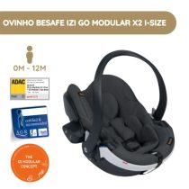 Ovinho para Bebé BeSafe iZi Go Modular X2 i-Size - Anthracite Mesh