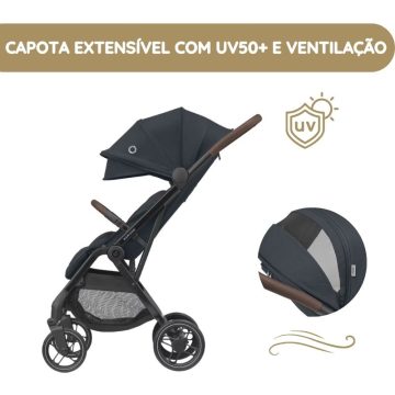 Maxi-Cosi Carrinho de Passeio Soho Capota extensível com UV50+ e ventilação