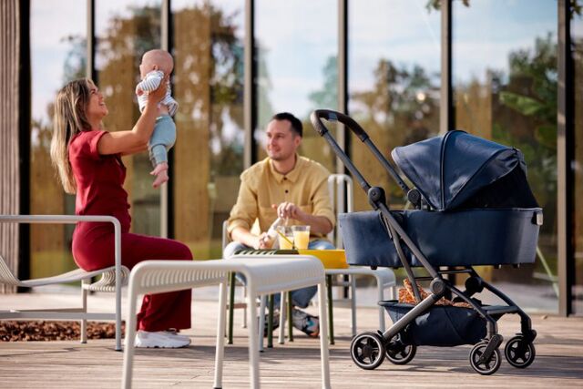 Joolz Aer+ com alcofa e detalhe ventilação