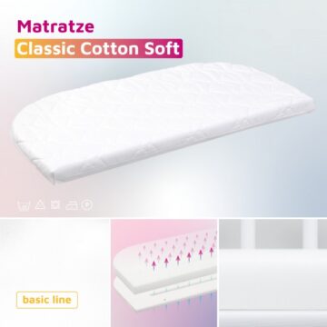 Babybay Colchão Cama Co-Sleep Original - Classic Cotton Soft