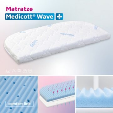 Babybay Colchão Medicott Wave para modelo Original