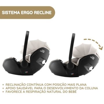 Britax Römer Cadeira Auto Baby-Safe Pro sistema ergo recline