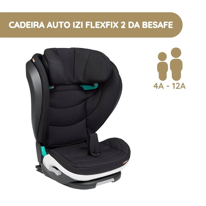 Besafe Cadeira Auto Flex FIX 2 i-Size – Fresh Black Cab