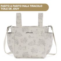 Pasito a Pasito Mala Tiracolo Toile de Jouy - Cream