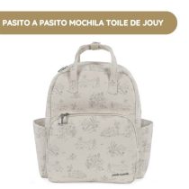Pasito a Pasito Mochila Toile de Jouy - Cream