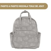 Pasito a Pasito Mochila Toile de Jouy - Forest