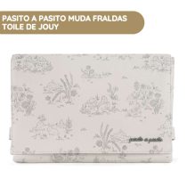 Pasito a Pasito Muda Fraldas Toile de Jouy - Cream