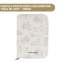 Pasito a Pasito Porta Documentos Toile de Jouy - Cream