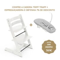 Stokke Tripp Trapp Cadeira Evolutiva (Faia) + Espreguiçadeira - Blanco