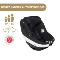 BeSafe Cadeira Auto Beyond 360 - Black Soft Breeze