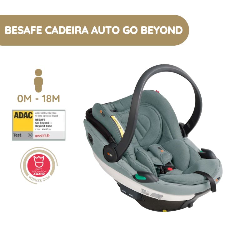 BeSafe Cadeira Auto Go Beyond – Sea Green Mélange
