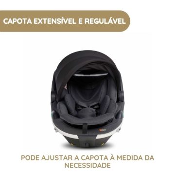 BeSafe Cadeira Auto Go Beyond capota extensível e regulável