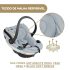 BeSafe Cadeira Auto Go Beyond tecido de malha respirável